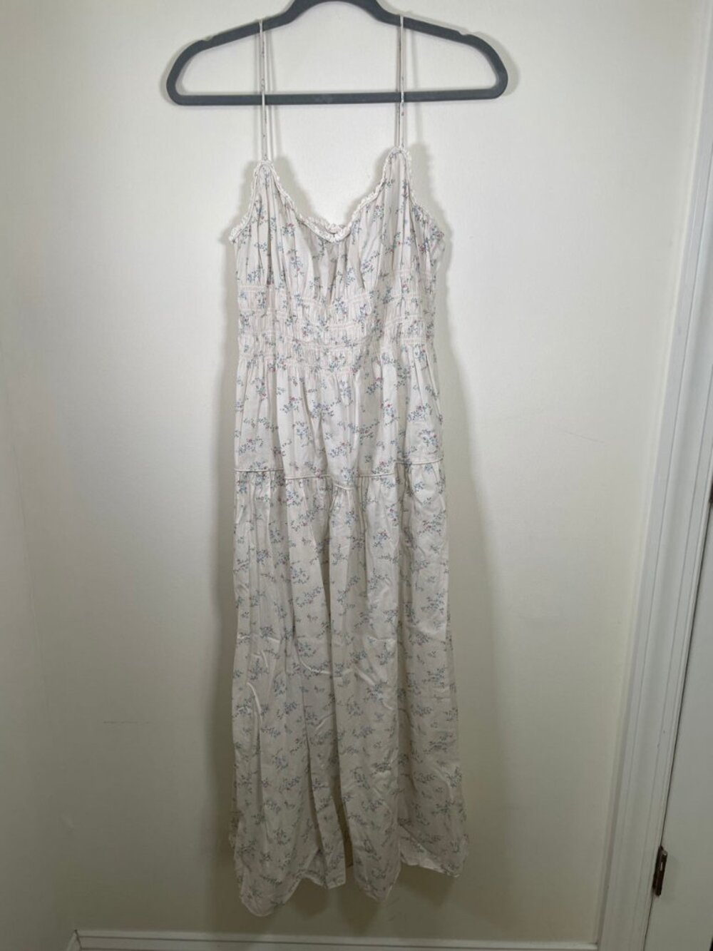 DÔEN Brigide Organic Cotton Voile Dress in Cottage Grove Print